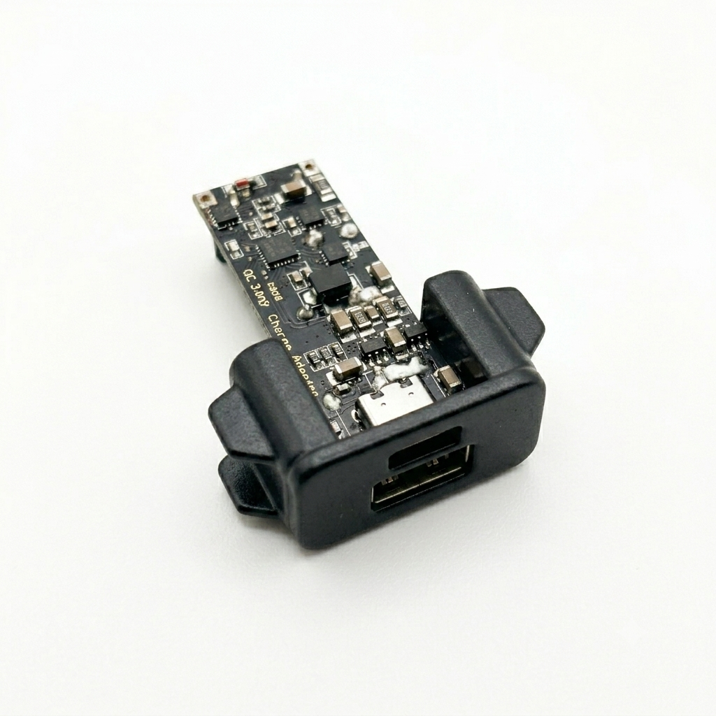 Mercedes-Benz SL R129 / W140 / C140 CL Centre Console Switch Button Blank with USB-Charge Port Black — view 3