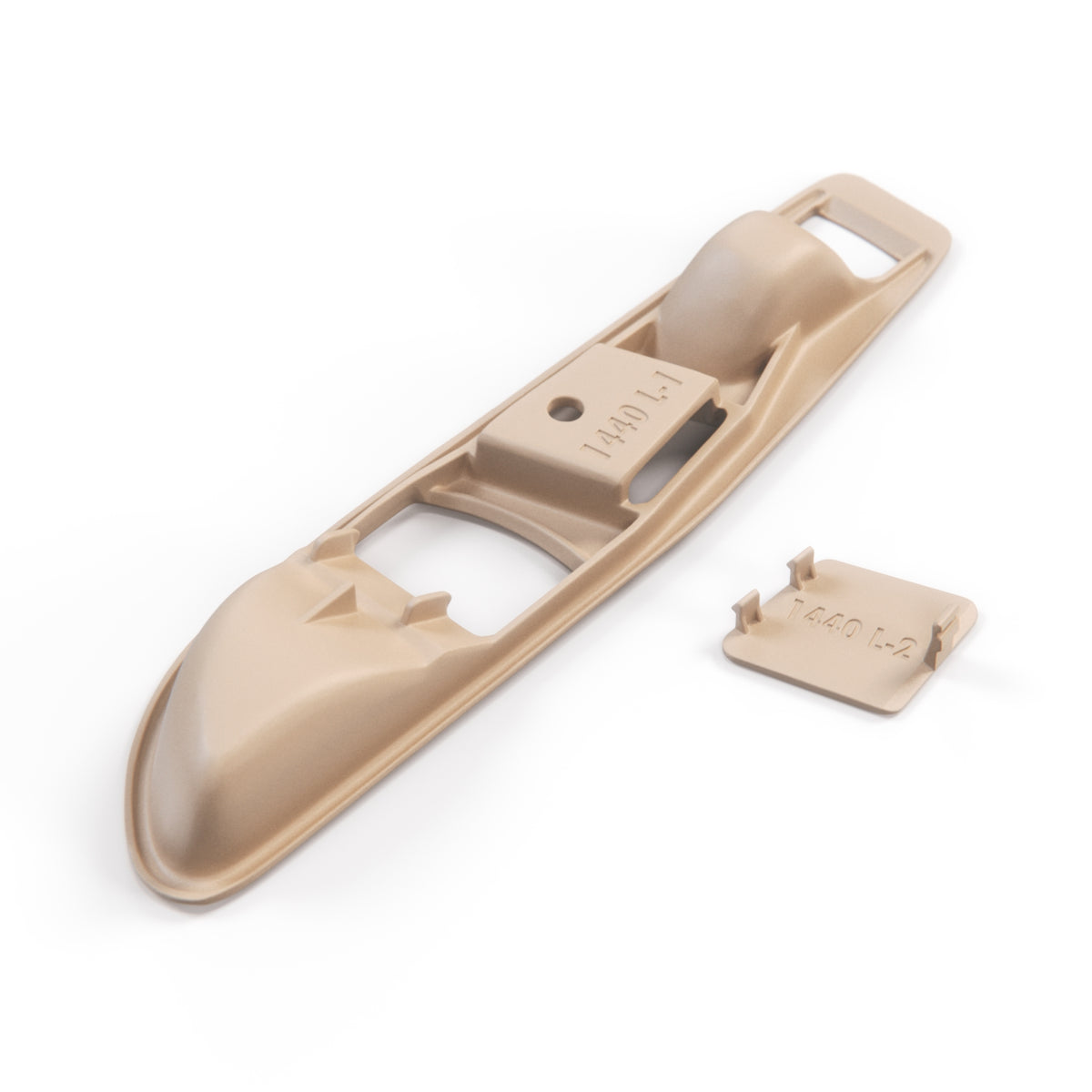 Mercedes-Benz W107 R107 Interior Handle Cover Trim All Colours or Chrome A1077660191 / A1077660611 + (A1077660511) — view 4