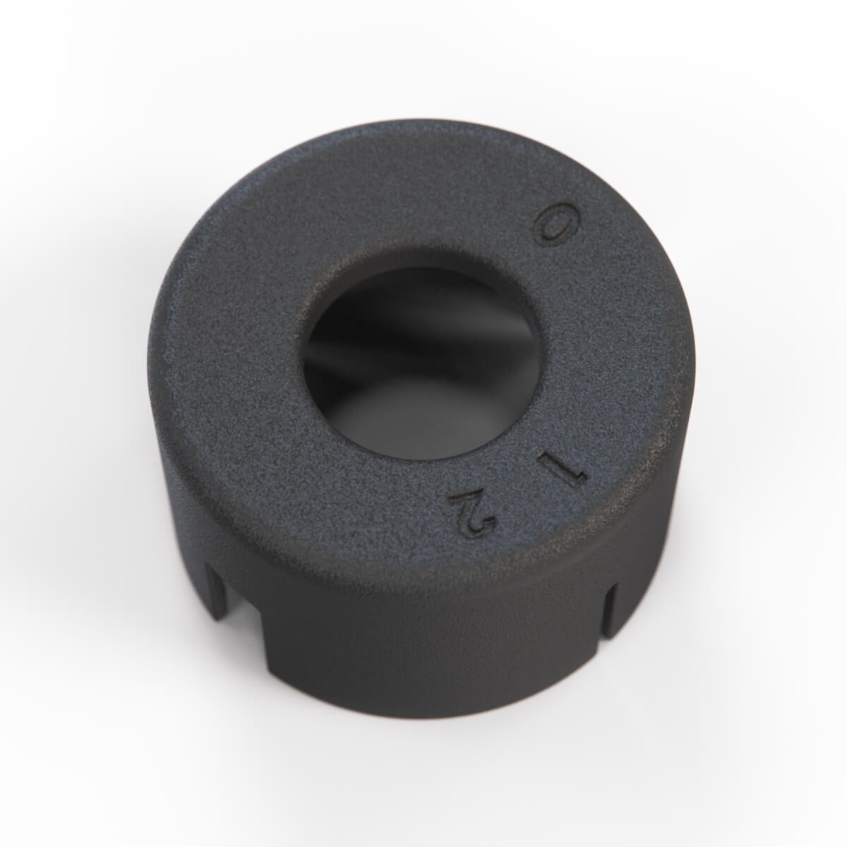 Mercedes-Benz W107 / W108 / W109 / W114 / W115 / W116 / W123 Ignition Barrel Cover Cap Black (A1234620523) — view 2
