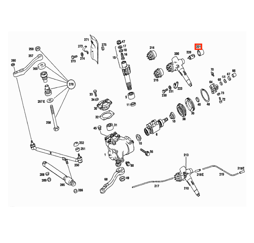 Mercedes-Benz W107 / W108 / W109 / W114 / W115 / W116 / W123 Ignition Barrel Cover Chrome (A0004621323) — view 4