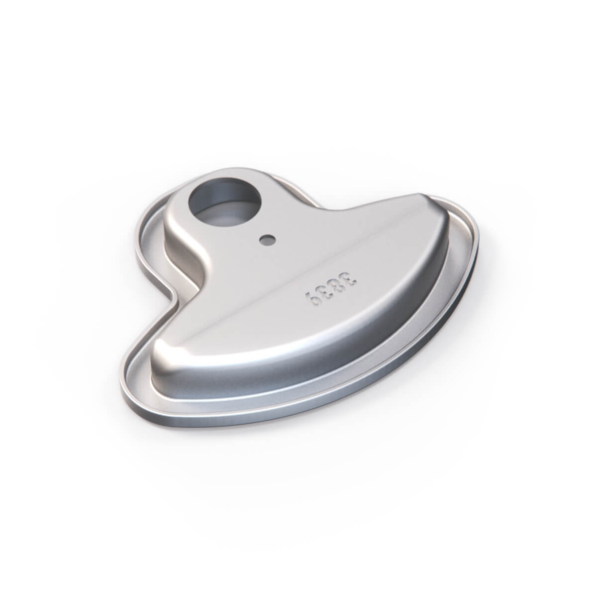 Mercedes-Benz W108 / W109 / W110 / W111 / W114 / W115 Sunroof Handle Housing Trim Chrome (A1107830060) — view 3