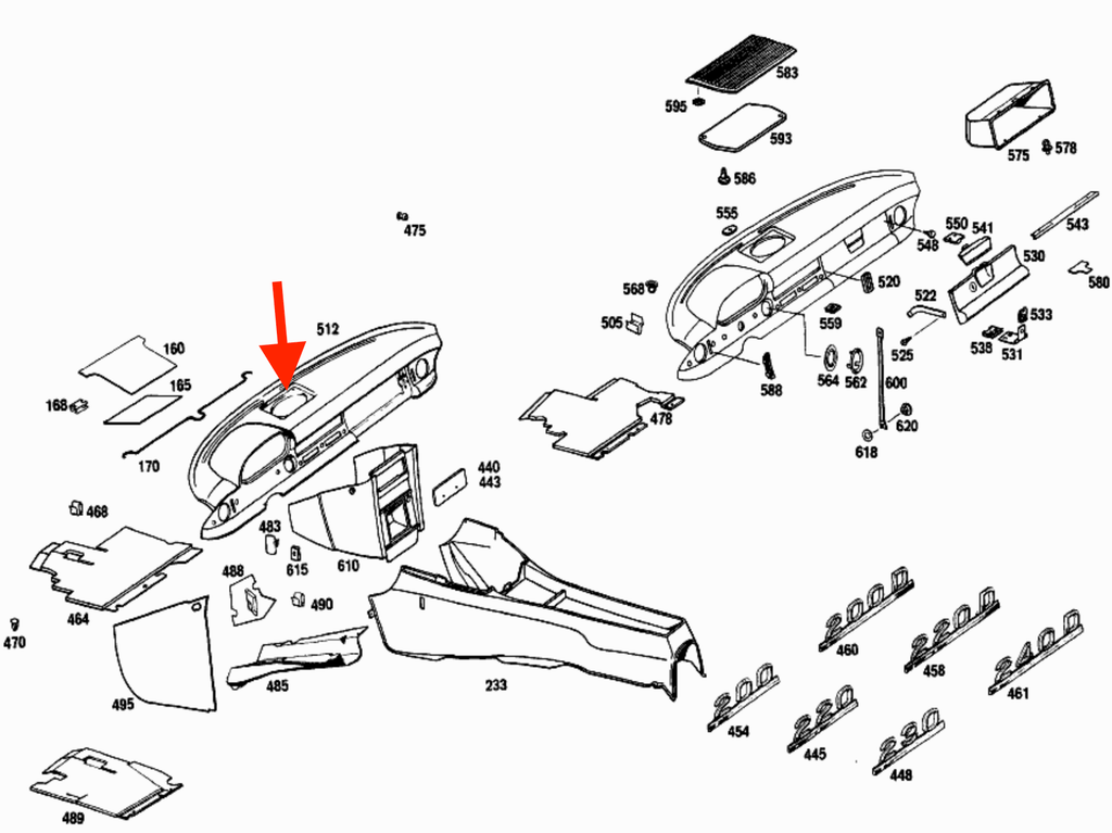 Mercedes-Benz W108 / W109 / W114 / W115 / W100 Loudspeaker — view 4