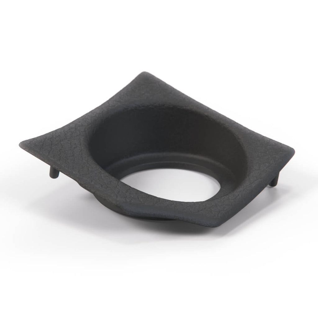 Mercedes-Benz W114 / W115 / W116 Ignition Lock Barrel Cover Trim LHD or RHD Black (A1146890330) — view 2