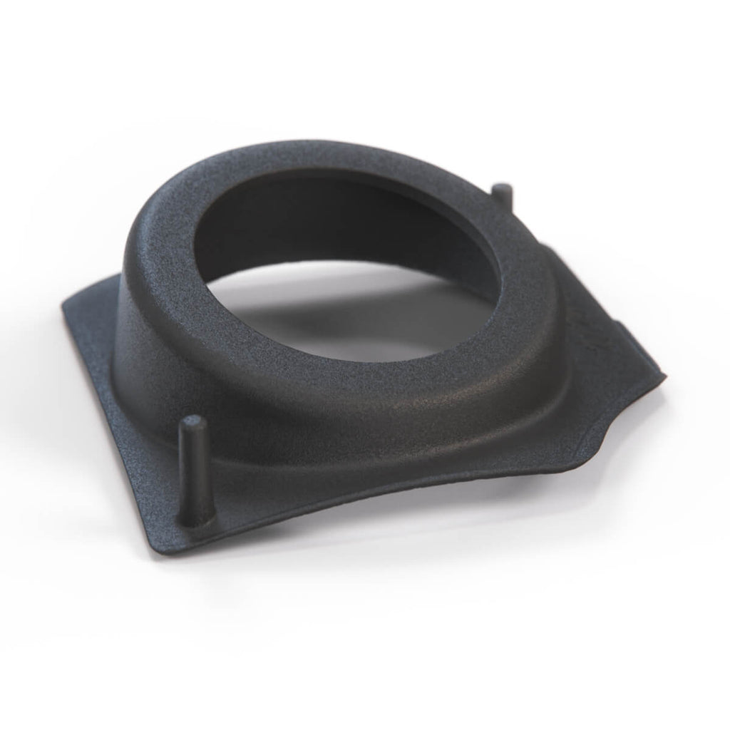 Mercedes-Benz W114 / W115 / W116 Ignition Lock Barrel Cover Trim LHD or RHD Black (A1146890330) — view 3