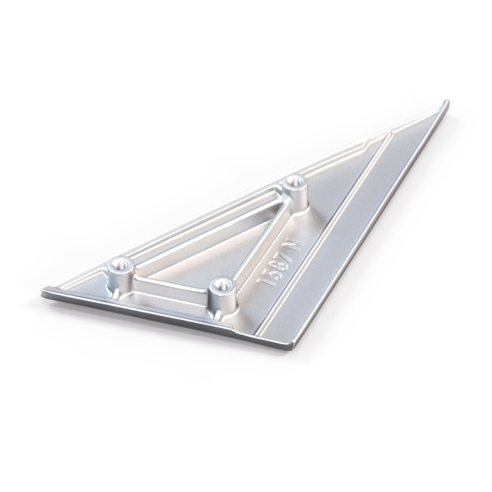 Mercedes-Benz W116 Exterior Side Mirror Cover LHD or RHD Chrome (A1167250211) — view 3