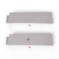 Mercedes-Benz W116 Headlight Lower Trim 2 Versions Left or Right Primed (A1168840948 / A1168841048)