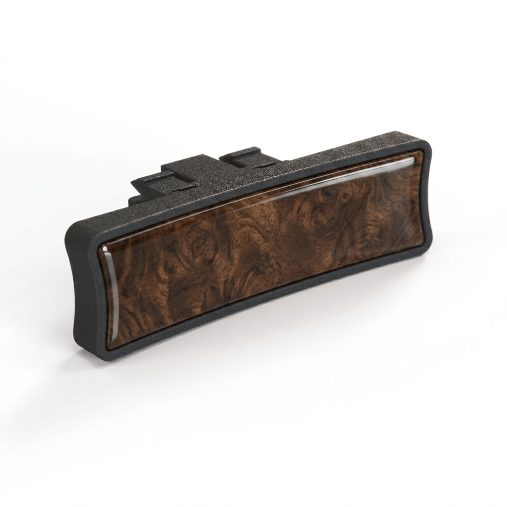 Mercedes-Benz W123 Glove Box Release Opener Wooden Handle (A1236890070)