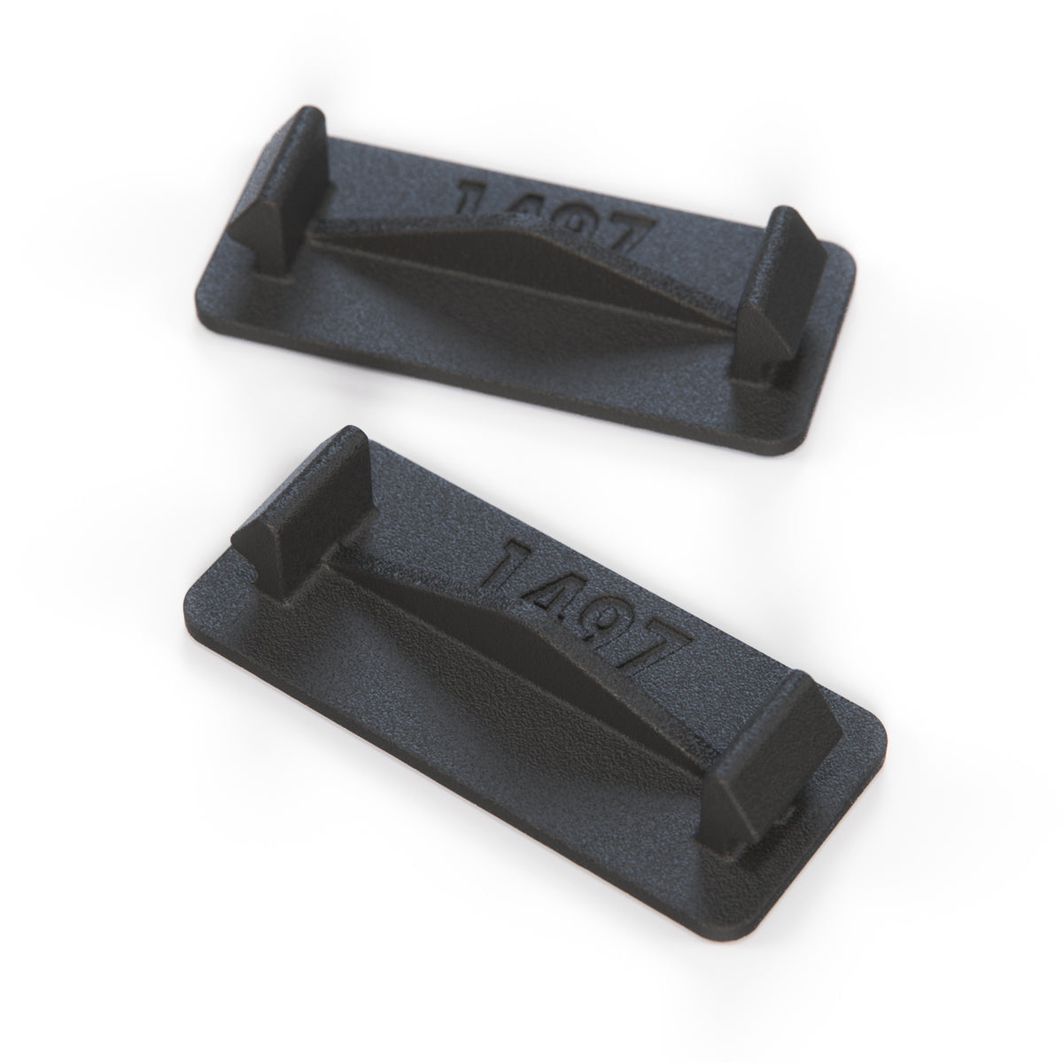 Mercedes-Benz W123 S123 C123 Centre Console Switch Cover Set of 2 Black (A1236831010) — view 3