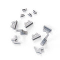 Mercedes-Benz W124 Armrest Repair Kit Front Left and Right Gray (A1249700101 / A1249701201)