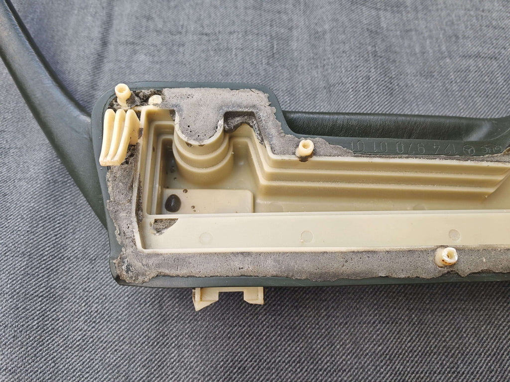 Mercedes-Benz W124 Armrest Repair Kit Front Left and Right Gray (A1249700101 / A1249701201) — view 5