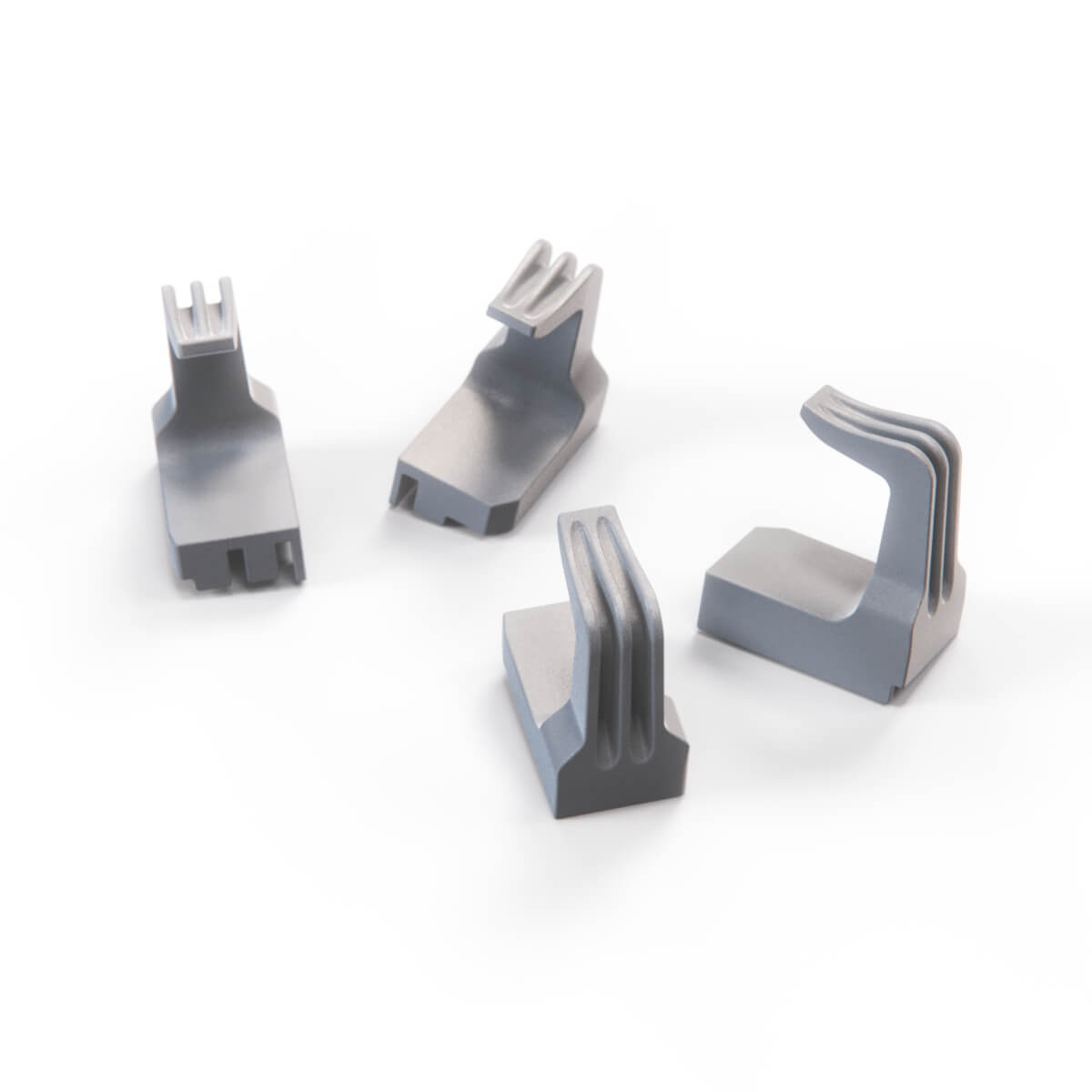 Mercedes-Benz W124 Armrest Repair Kit Rear Left and Right Gray (A1249700301 / A1249700401)