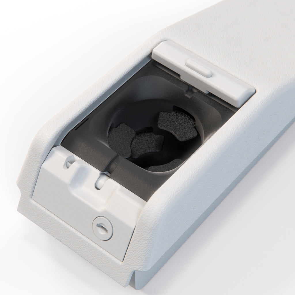 Mercedes-Benz W124 C124 A124 S124 Custom Cup Holder Insert Cupholder for Centre Console Storage Box — view 6