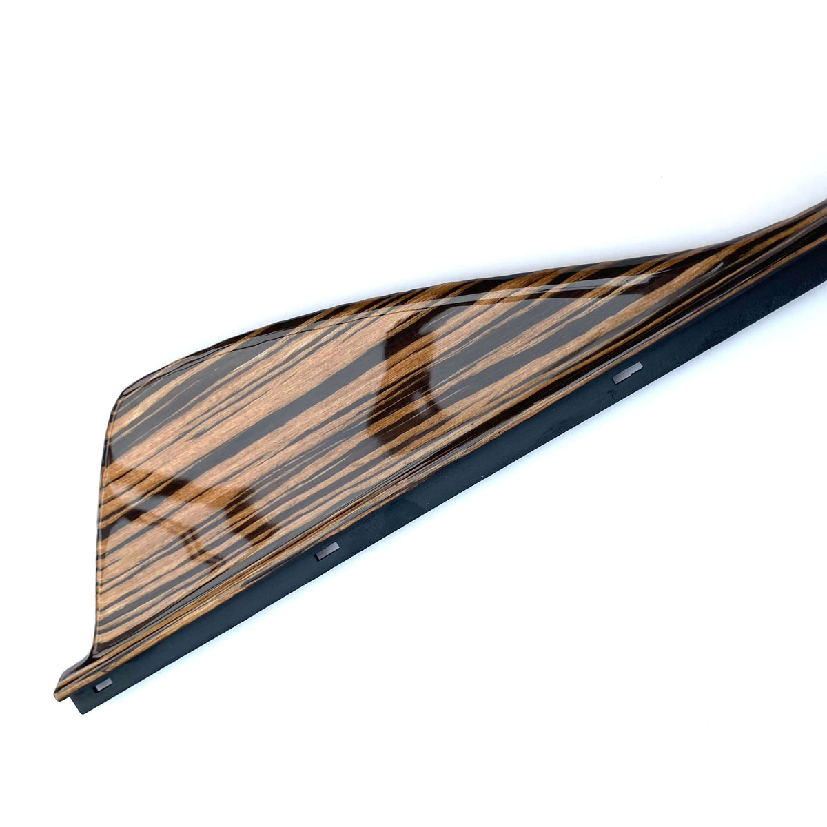 Mercedes-Benz W124 C124 Custom Belt Side / Presenter Cover Left or Right Zebrano Wood (A1246921122 / A1246921222) — view 4