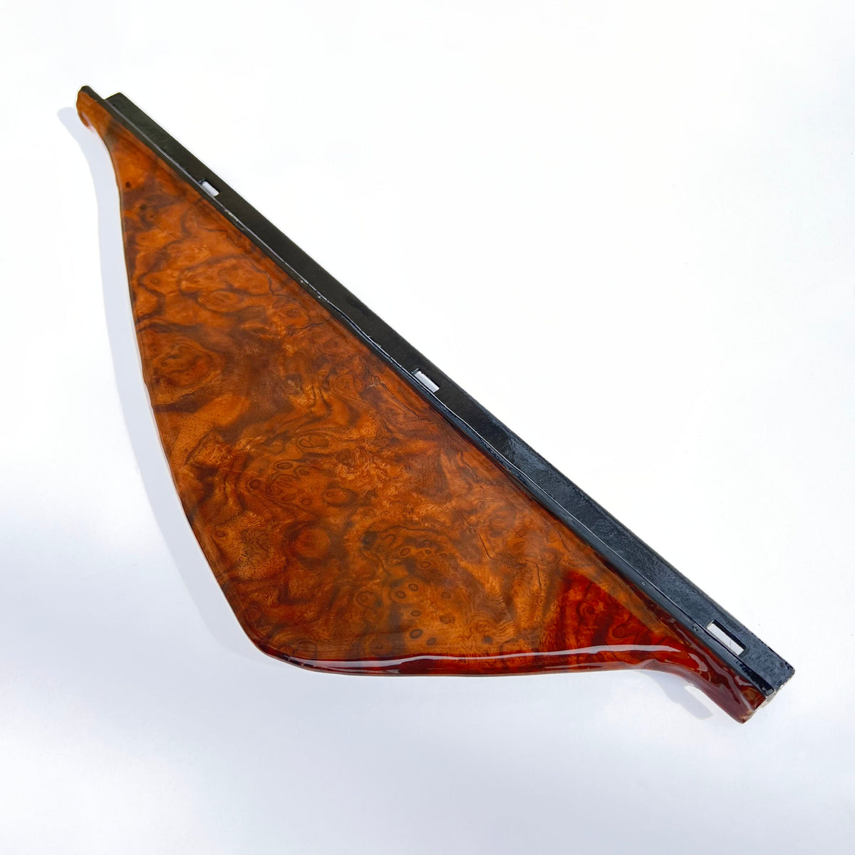Mercedes-Benz W124 C124 Custom Belt Side / Presenter Cover Left or Right Zebrano Wood (A1246921122 / A1246921222) — view 7
