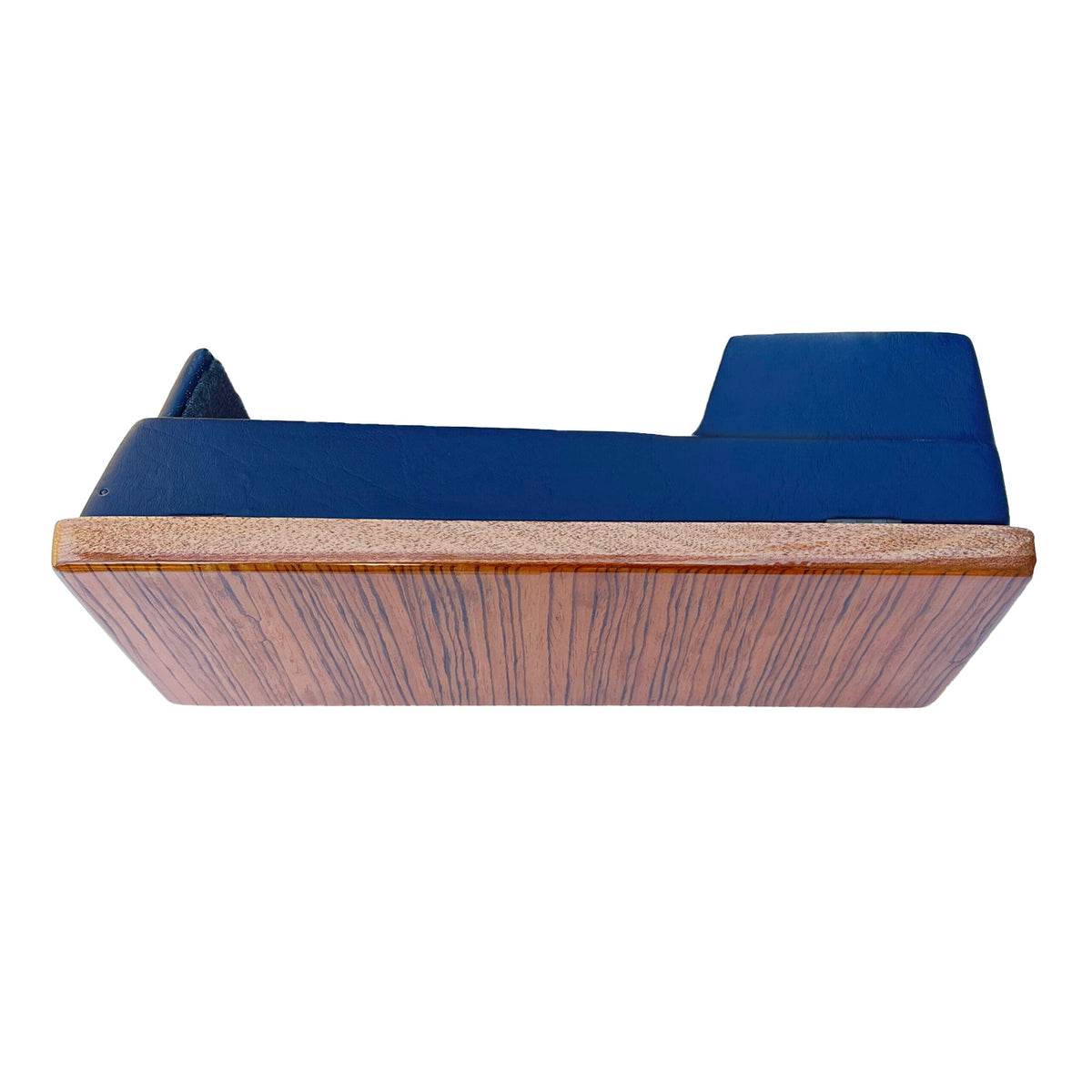 Mercedes-Benz W124 Central Console Armrest Leather and Wood Box — view 2