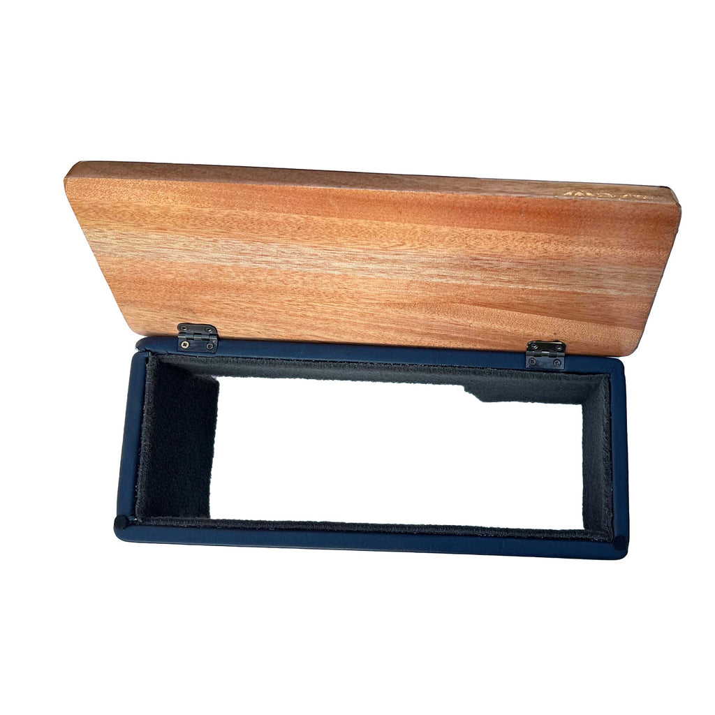 Mercedes-Benz W124 Central Console Armrest Leather and Wood Box — view 3