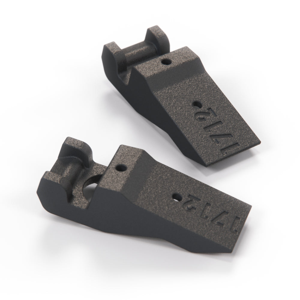 Mercedes-Benz W124 Centre Console Trim Mount Bracket Set of 2 (A1246830068) — view 3