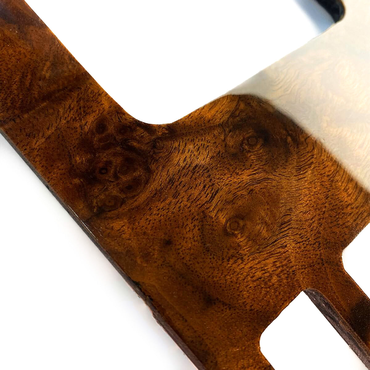 Mercedes-Benz W124 Centre Console Wooden Trim Walnut / Zebrano All Version (A1246833037) — view 3