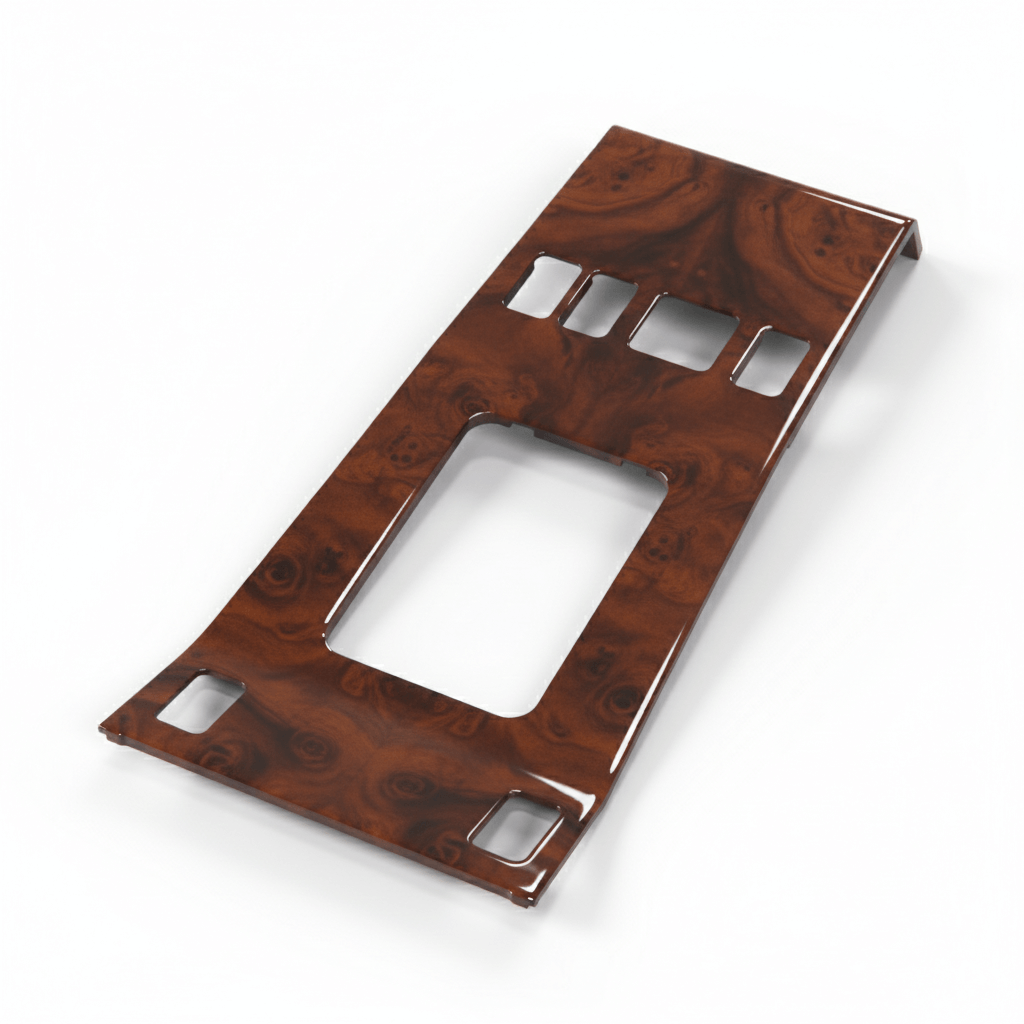 Mercedes-Benz W124 Centre Console Wooden Trim Zebrano / Walnut All Version (A1246806717) — view 3