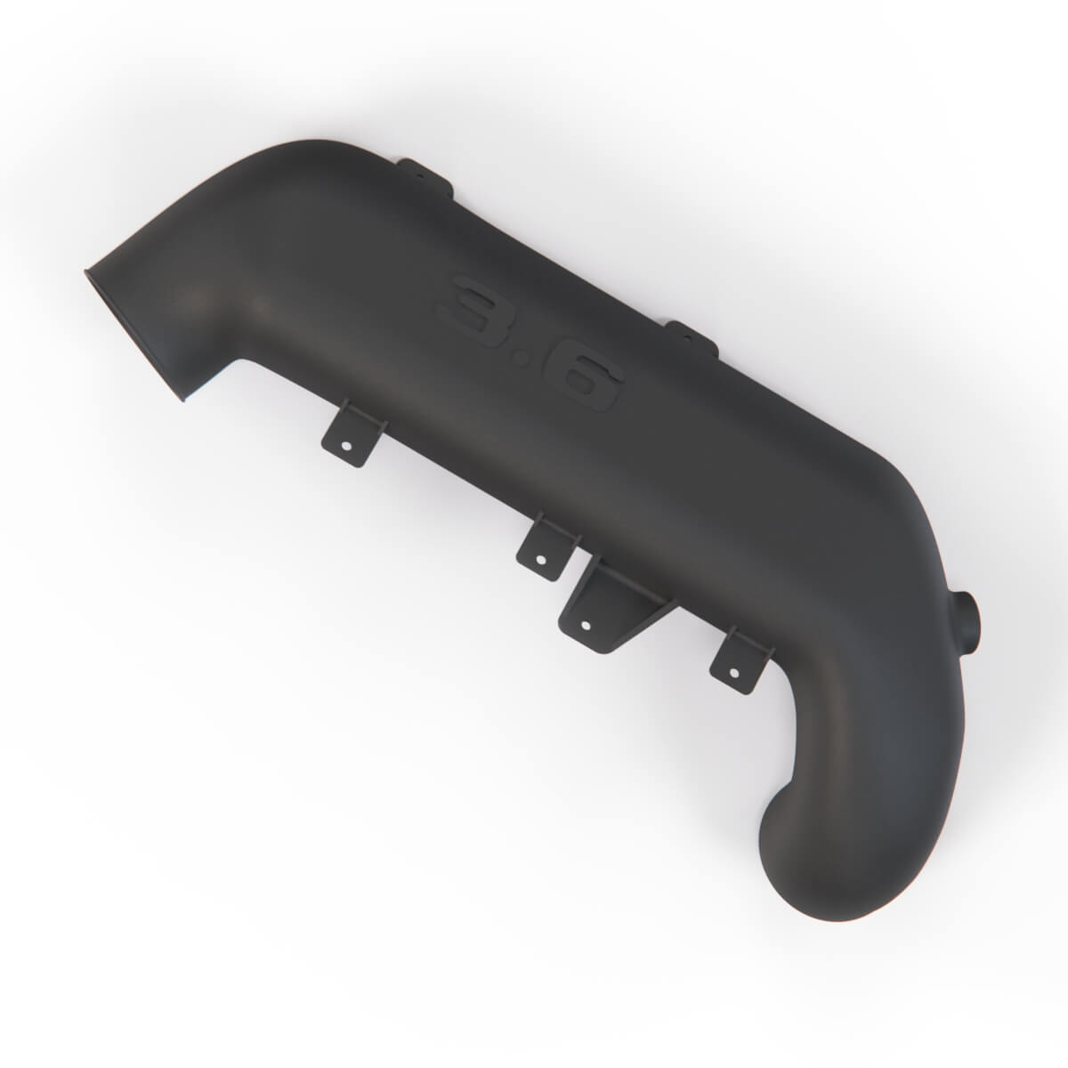 Mercedes-Benz W124 E36 W202 AMG 3.6l Intake Breather Fitting Set of 2 Black — view 5