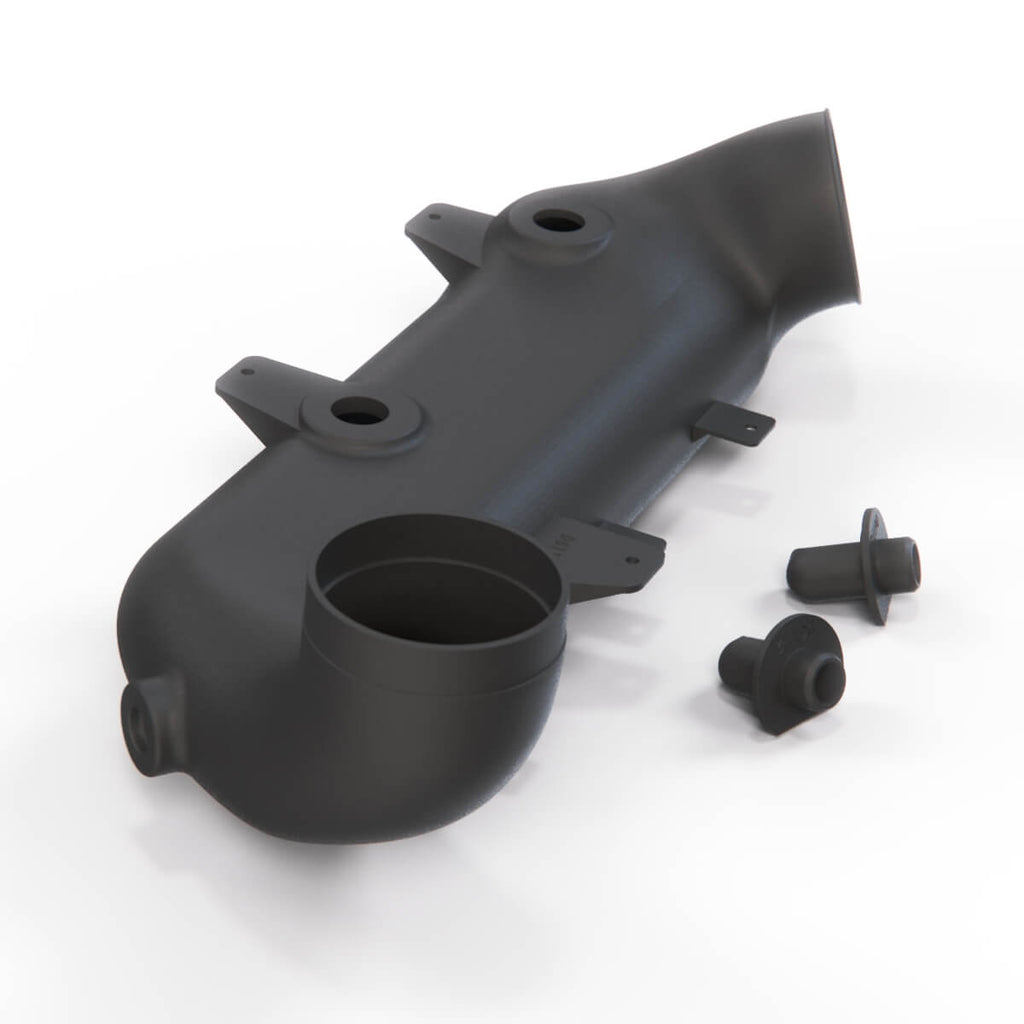 Mercedes-Benz W124 E36 W202 AMG 3.6l Intake Breather Fitting Set of 2 Black — view 3