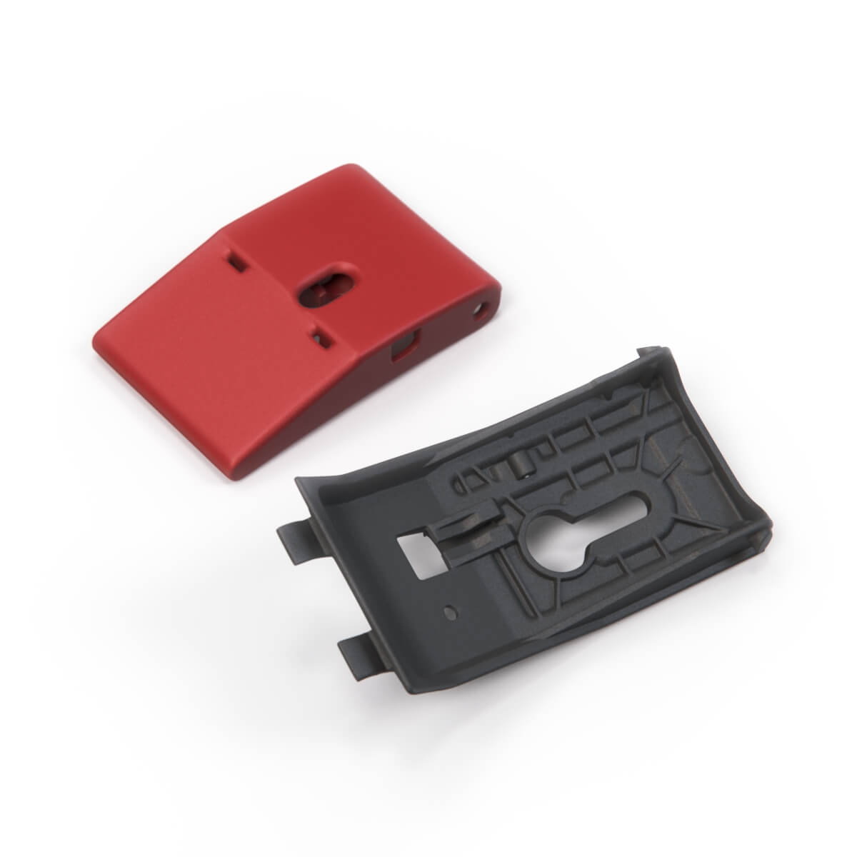 Mercedes-Benz W124 Hood Release Handle Lever Red and Black (A1248800120)