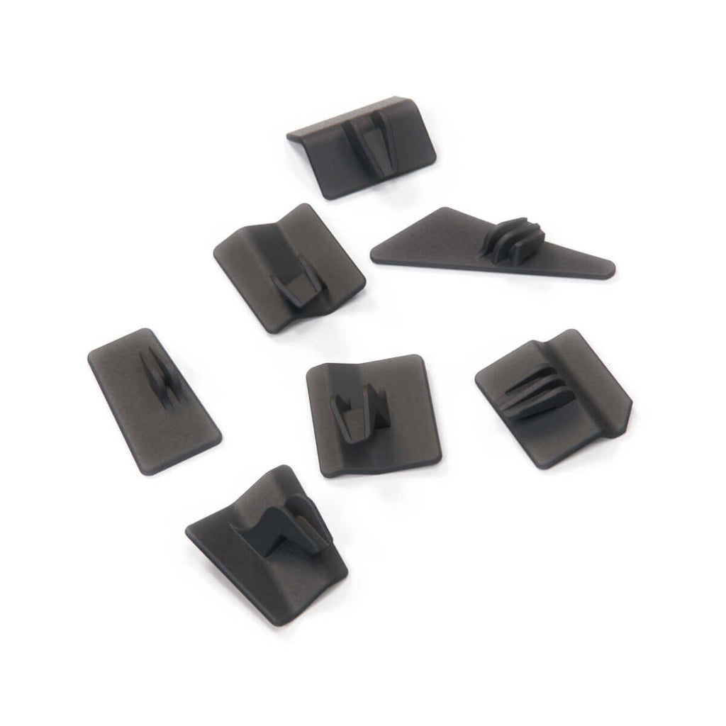 Mercedes-Benz W124 Rear Door Panel Clip Repair Kit Left or Right Set of 7 (Door Card Mounting Clips) Black