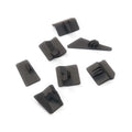 Mercedes-Benz W124 Rear Door Panel Clip Repair Kit Left or Right Set of 7 (Door Card Mounting Clips) Black