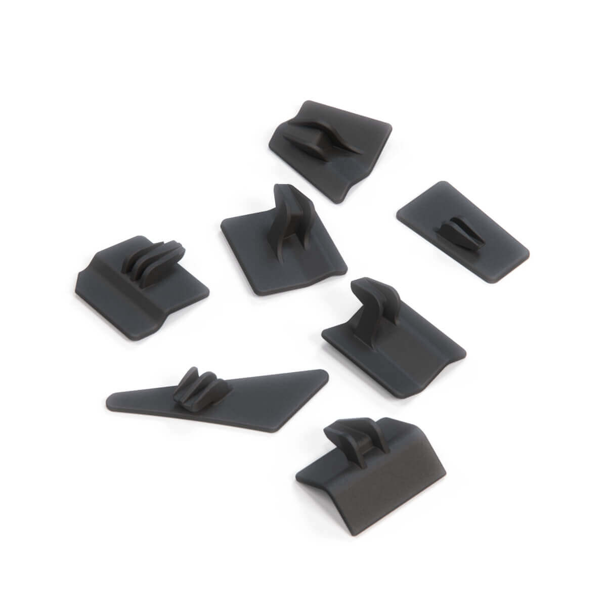 Mercedes-Benz W124 Rear Door Panel Clip Repair Kit Left or Right Set of 7 (Door Card Mounting Clips) Black — view 2