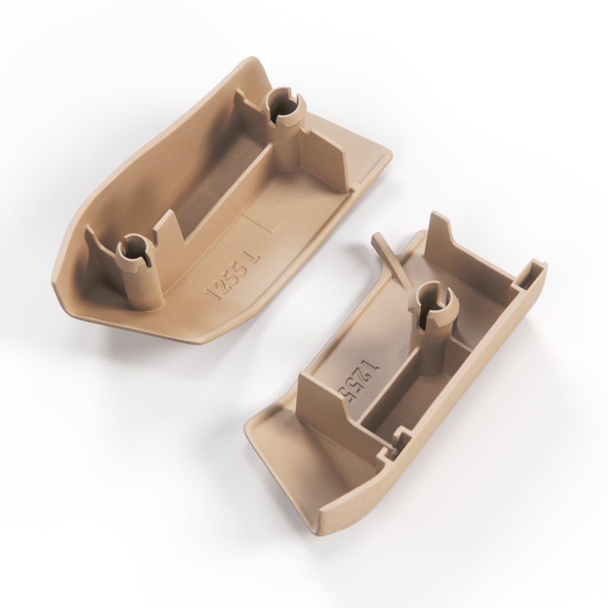Mercedes-Benz W124 Seat Belt Lock Mounting Covering Left and Right All Colours (A1249191620 / A1249191520) — view 3
