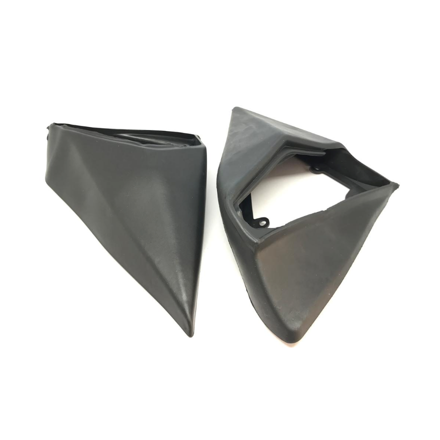 Mercedes-Benz W124 W201 Side Mirror Rubber Seal Pad Set of 2 Left and Right Black (A1248107716)