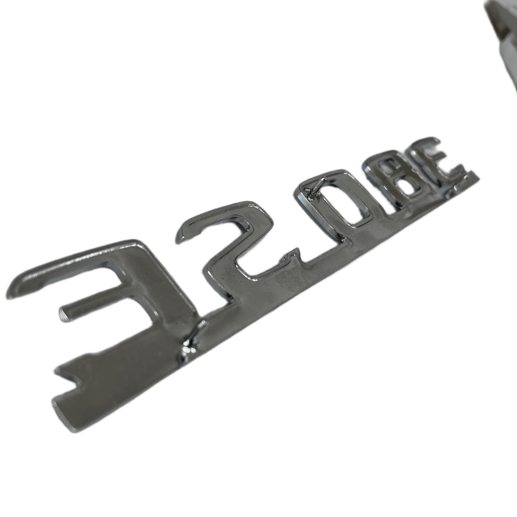 Mercedes-Benz W126 380SE Trunk Badge Emblem (A1268170315) — view 3