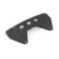 Mercedes-Benz W126 / C126 SEC USA Front Bumper License Plate Holder Bracket Black (A1268170211)
