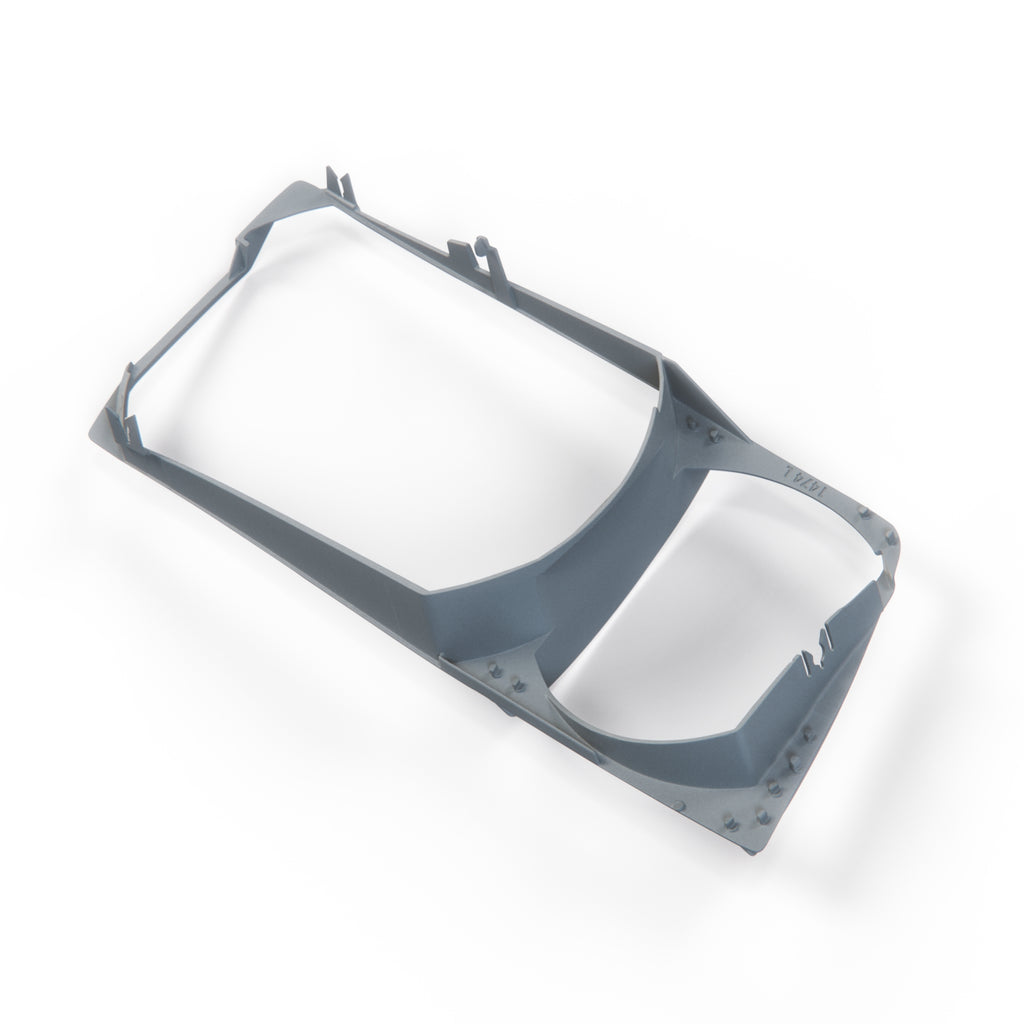 Mercedes-Benz W126 Headlights Frame Left or Right Black or Gray (A0008260103 / A0008260003) — view 3
