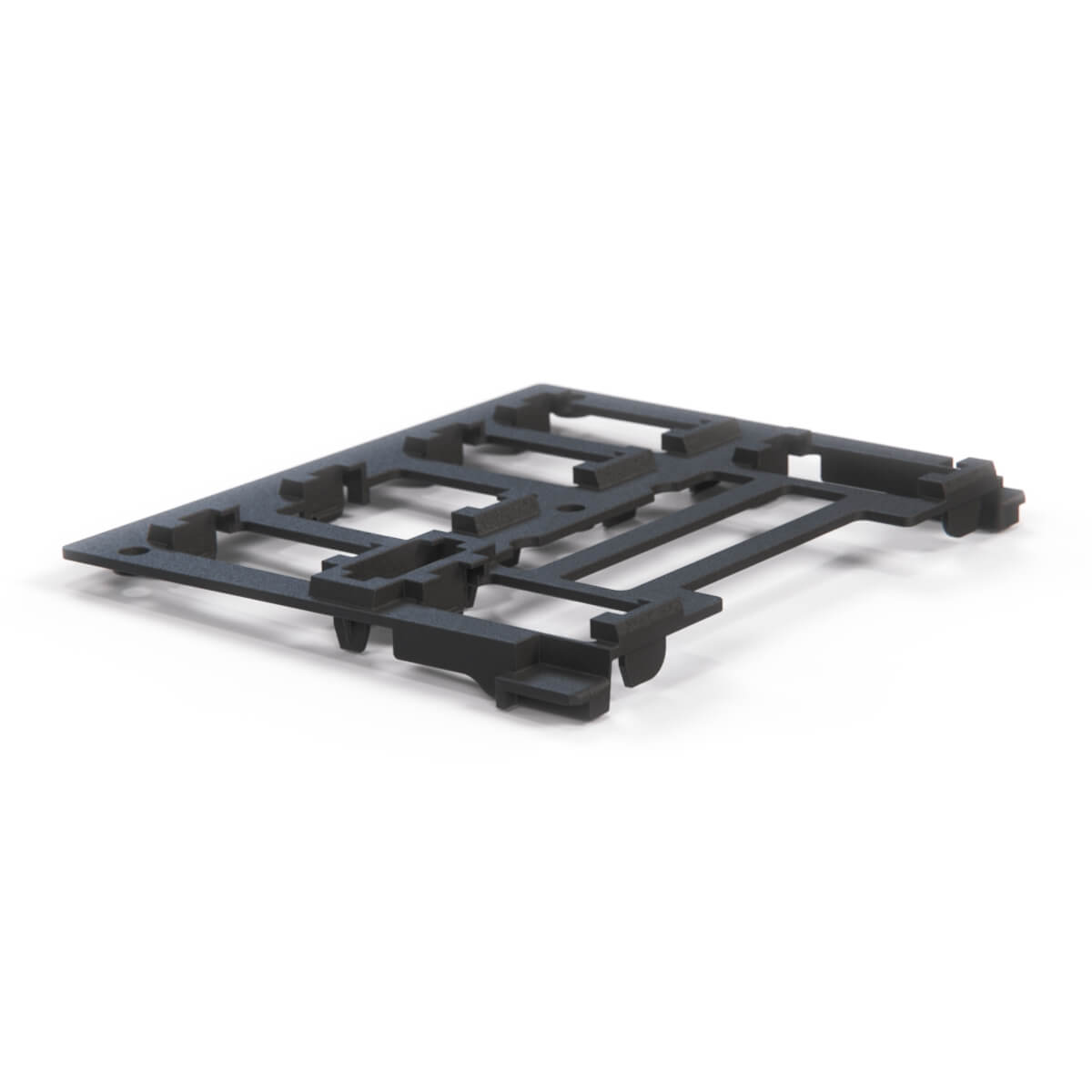 Mercedes-Benz W126 SEC Centre Console Attachment Bracket Black (A1266830600) — view 3