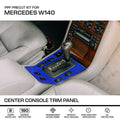Mercedes-Benz W140 Centre Console Trim Panel – PPF Paint Protection Film Precut
