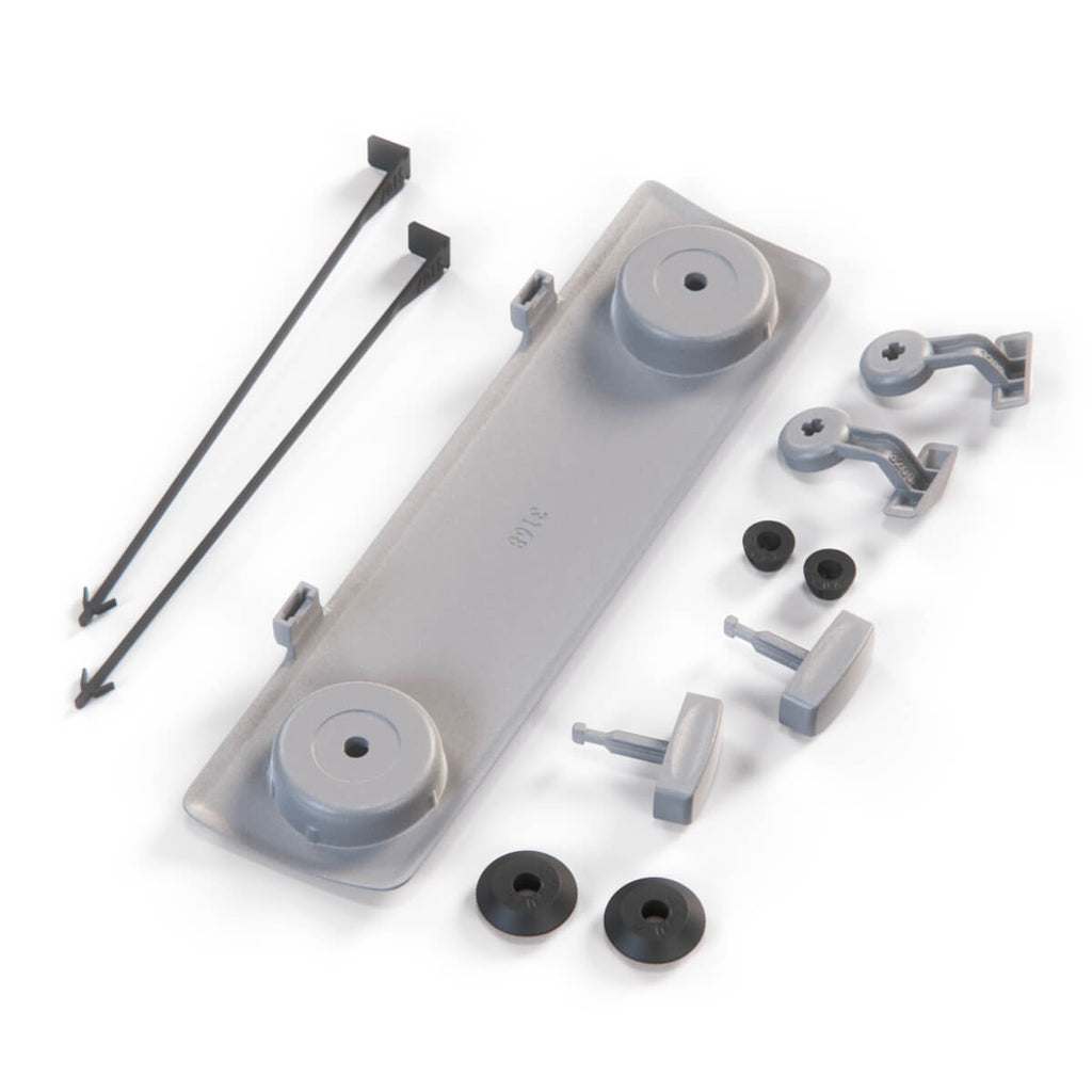 Mercedes-Benz W140 Rear Bumper Trailer Hitch Cover Trim Primed (A1408850223) — view 3