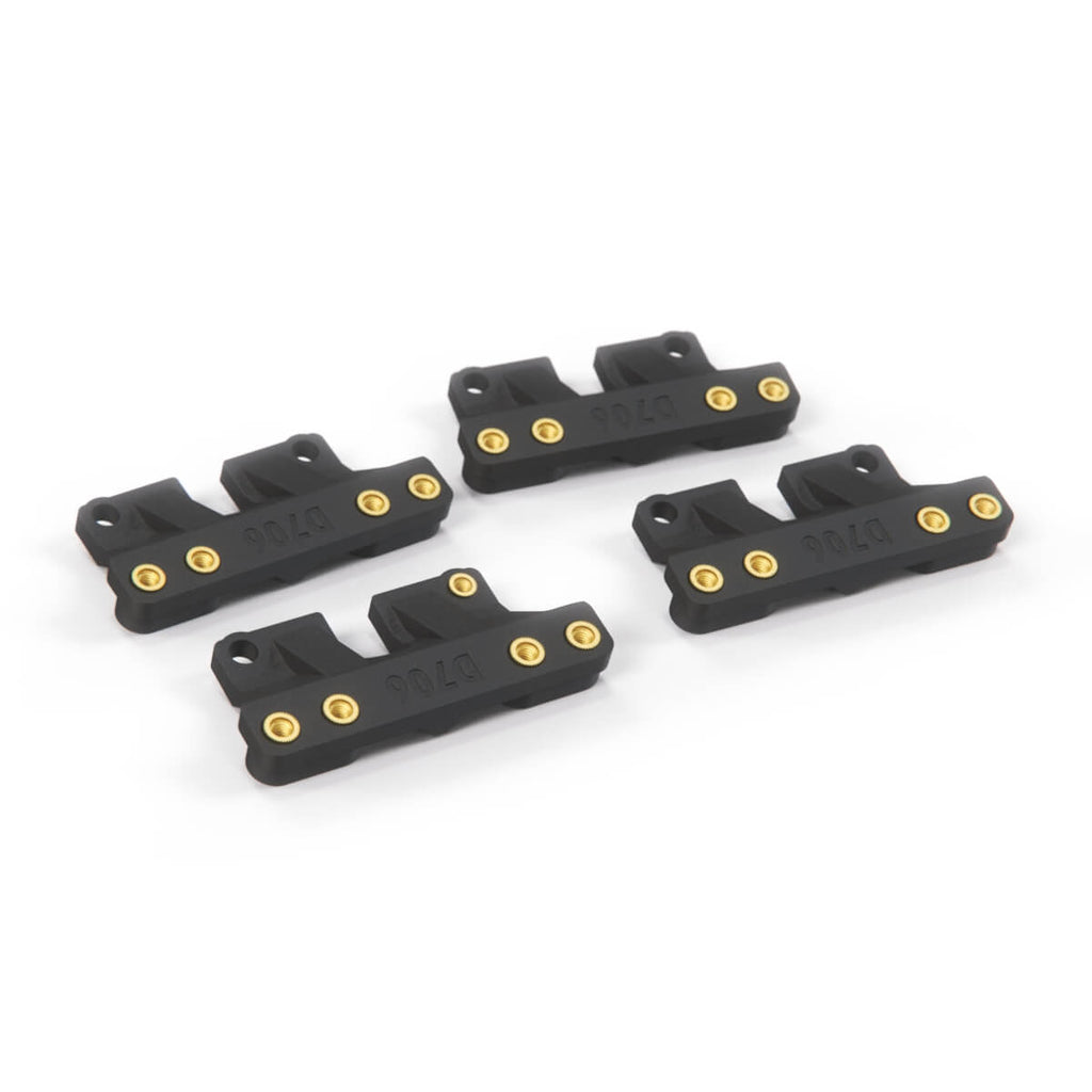 Mercedes-Benz W140 S Class Fog Light Auxiliary High Beam Mounting Bracket Set of 4 Black — view 4