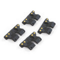 Mercedes-Benz W140 S Class Fog Light Auxiliary High Beam Mounting Bracket Set of 4 Black