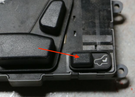 Mercedes-Benz W140 Seat Adjust Panel Switch Button Black (A1408201410) — view 5