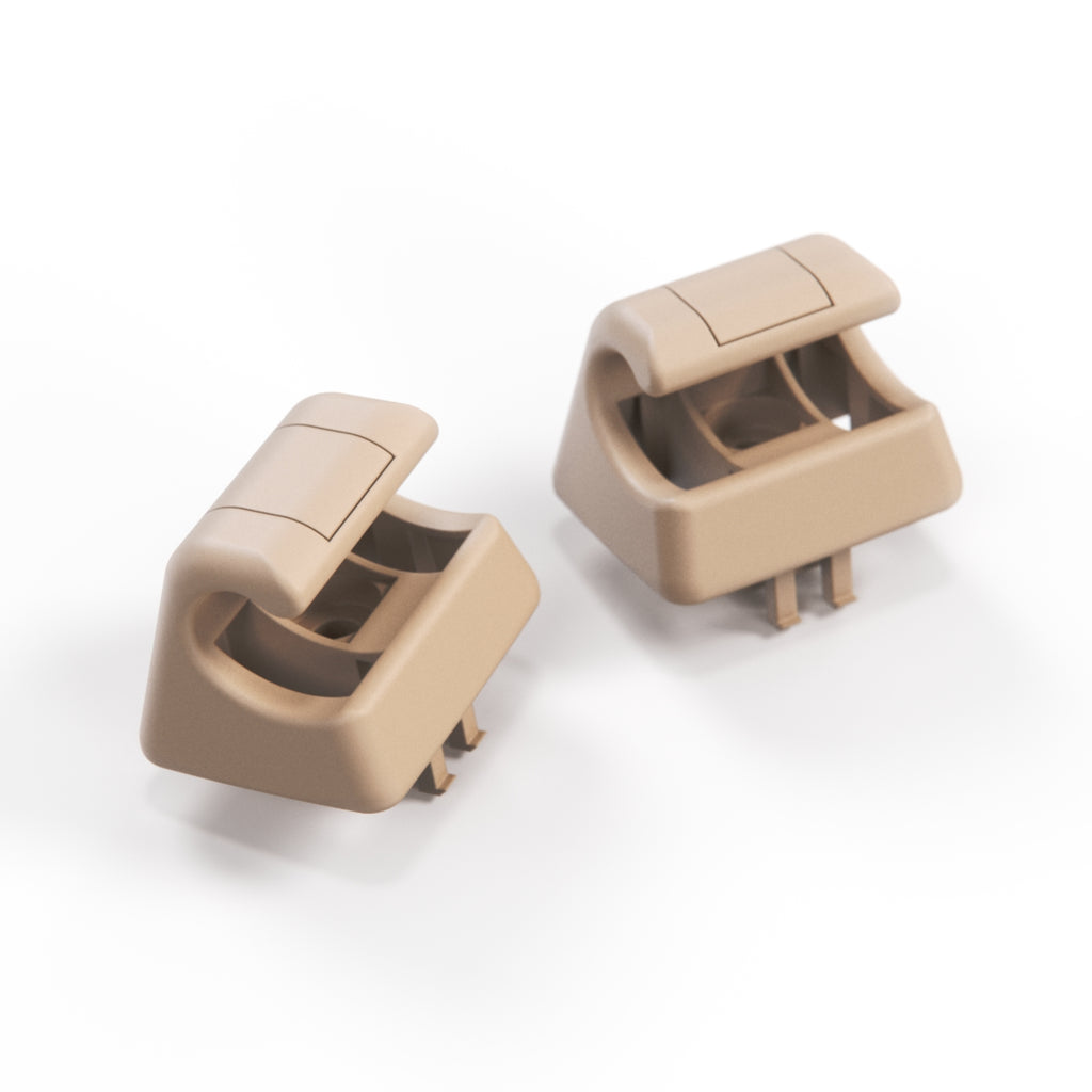 Mercedes-Benz W140 W202 W203 W210 W220 C215 Sun Visor Mount Clip Set of 2 All Colours (A2028100712)