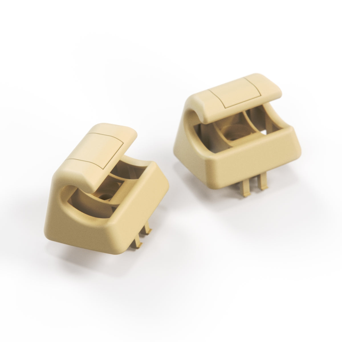 Mercedes-Benz W140 W202 W203 W210 W220 C215 Sun Visor Mount Clip Set of 2 All Colours (A2028100712) — view 10