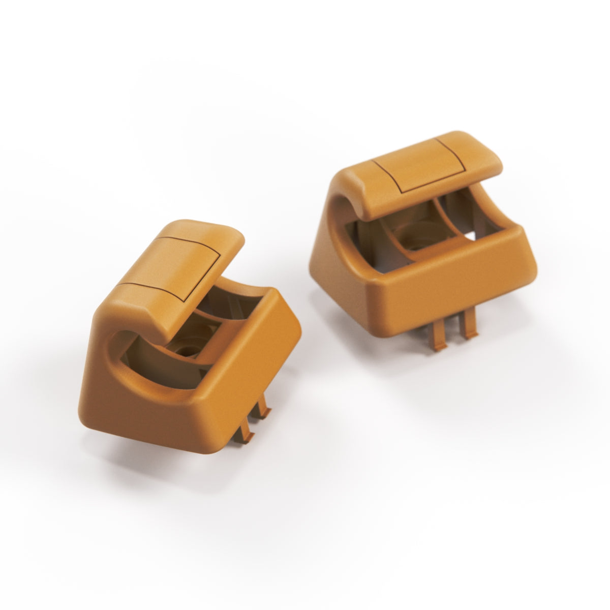 Mercedes-Benz W140 W202 W203 W210 W220 C215 Sun Visor Mount Clip Set of 2 All Colours (A2028100712) — view 11