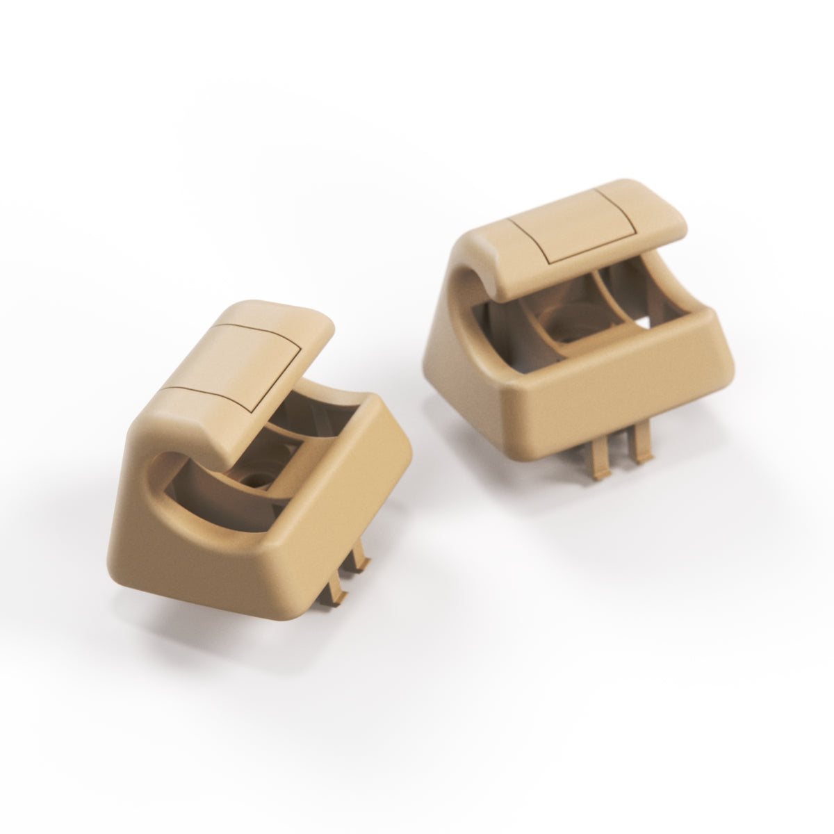 Mercedes-Benz W140 W202 W203 W210 W220 C215 Sun Visor Mount Clip Set of 2 All Colours (A2028100712) — view 12
