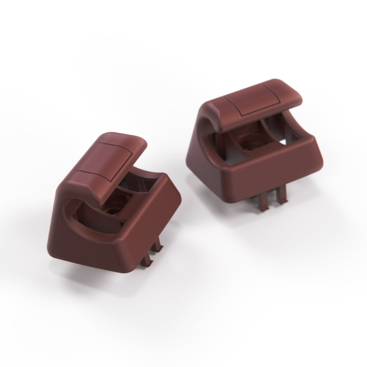 Mercedes-Benz W140 W202 W203 W210 W220 C215 Sun Visor Mount Clip Set of 2 All Colours (A2028100712) — view 14