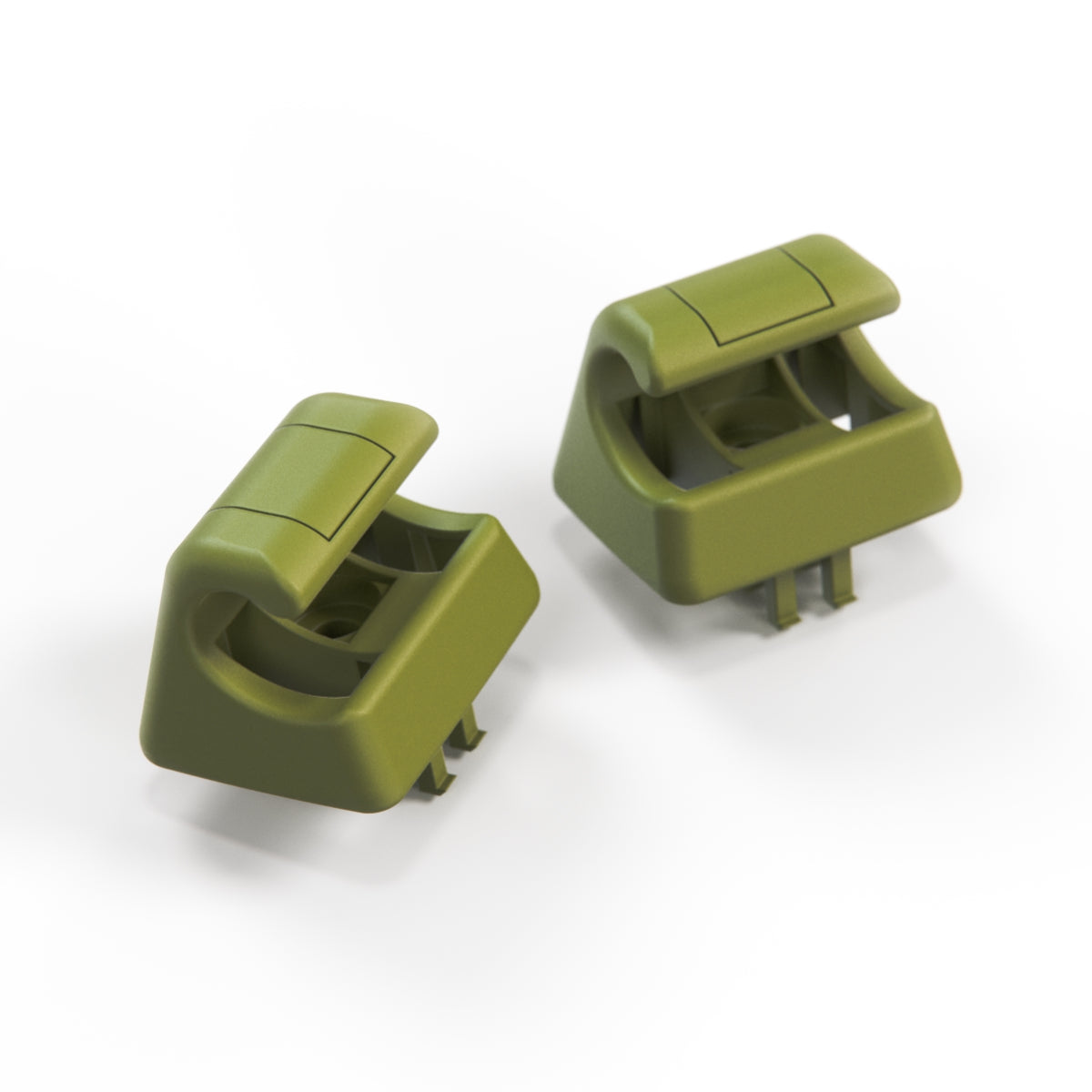 Mercedes-Benz W140 W202 W203 W210 W220 C215 Sun Visor Mount Clip Set of 2 All Colours (A2028100712) — view 18