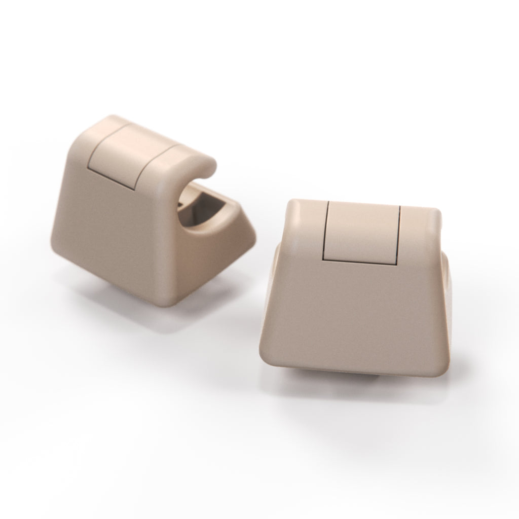 Mercedes-Benz W140 W202 W203 W210 W220 C215 Sun Visor Mount Clip Set of 2 All Colours (A2028100712) — view 2