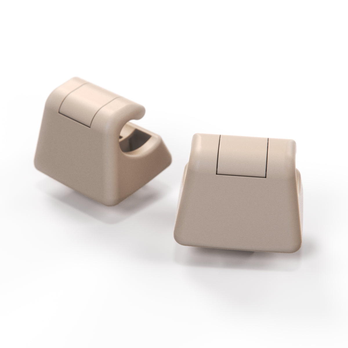 Mercedes-Benz W140 W202 W203 W210 W220 C215 Sun Visor Mount Clip Set of 2 All Colours (A2028100712) — view 2