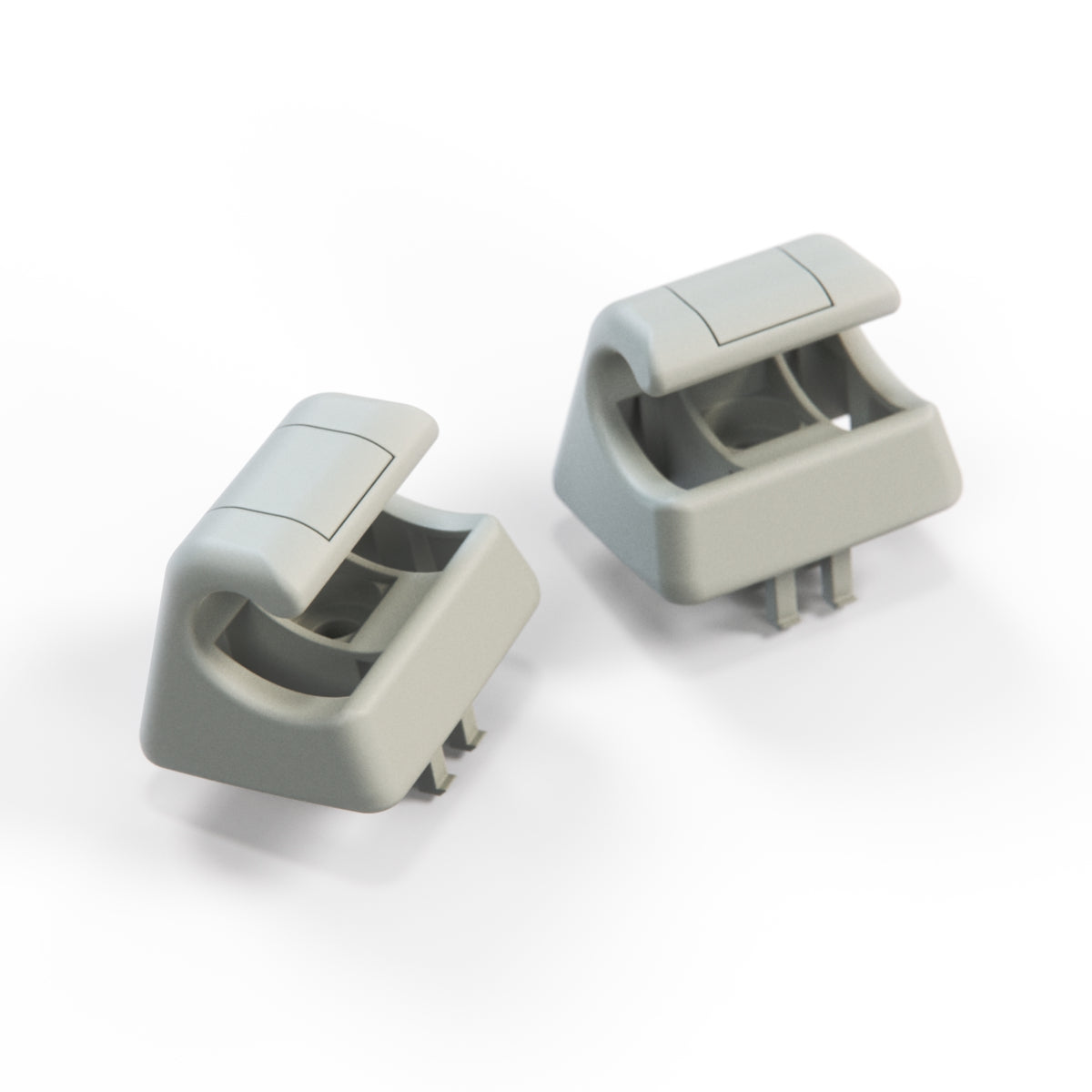 Mercedes-Benz W140 W202 W203 W210 W220 C215 Sun Visor Mount Clip Set of 2 All Colours (A2028100712) — view 7