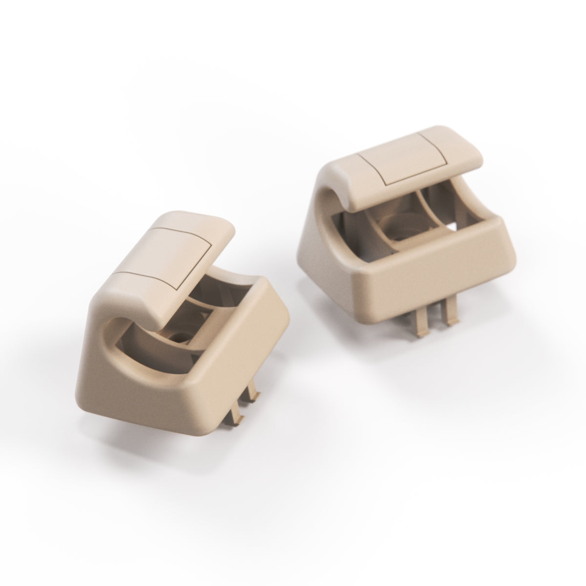 Mercedes-Benz W140 W202 W203 W210 W220 C215 Sun Visor Mount Clip Set of 2 All Colours (A2028100712) — view 9